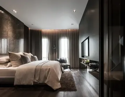 Malton Ari Bangkok Luxury Houses Tropical Loft bedroom