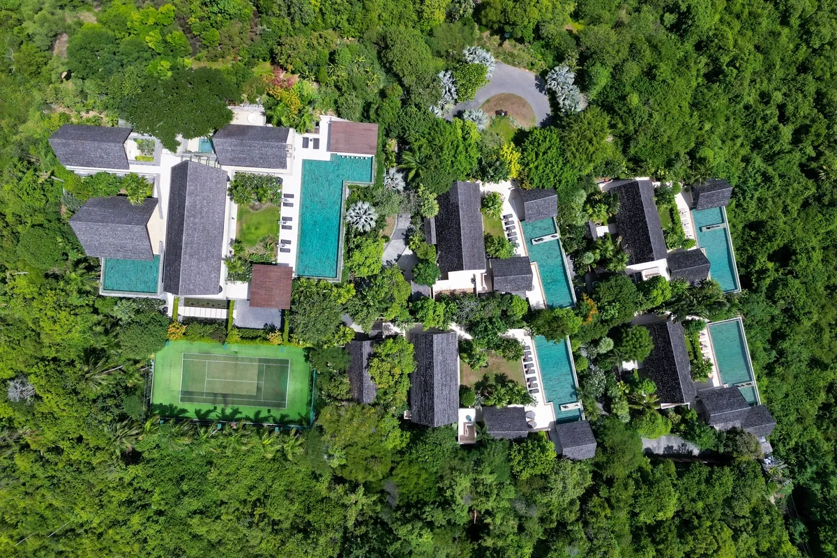 Panacea Retreat - Residence Aerial View