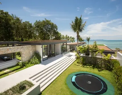 Ultra-Luxury 7 Bedroom Beachfront Villa Samui - Out door garden