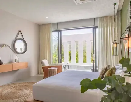 Luxury villas on Phuket Manick Hillside bedroom
