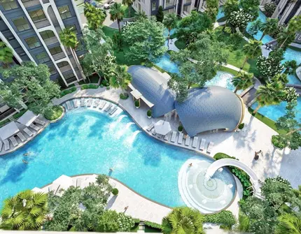 Title Halo - Render exterior pool