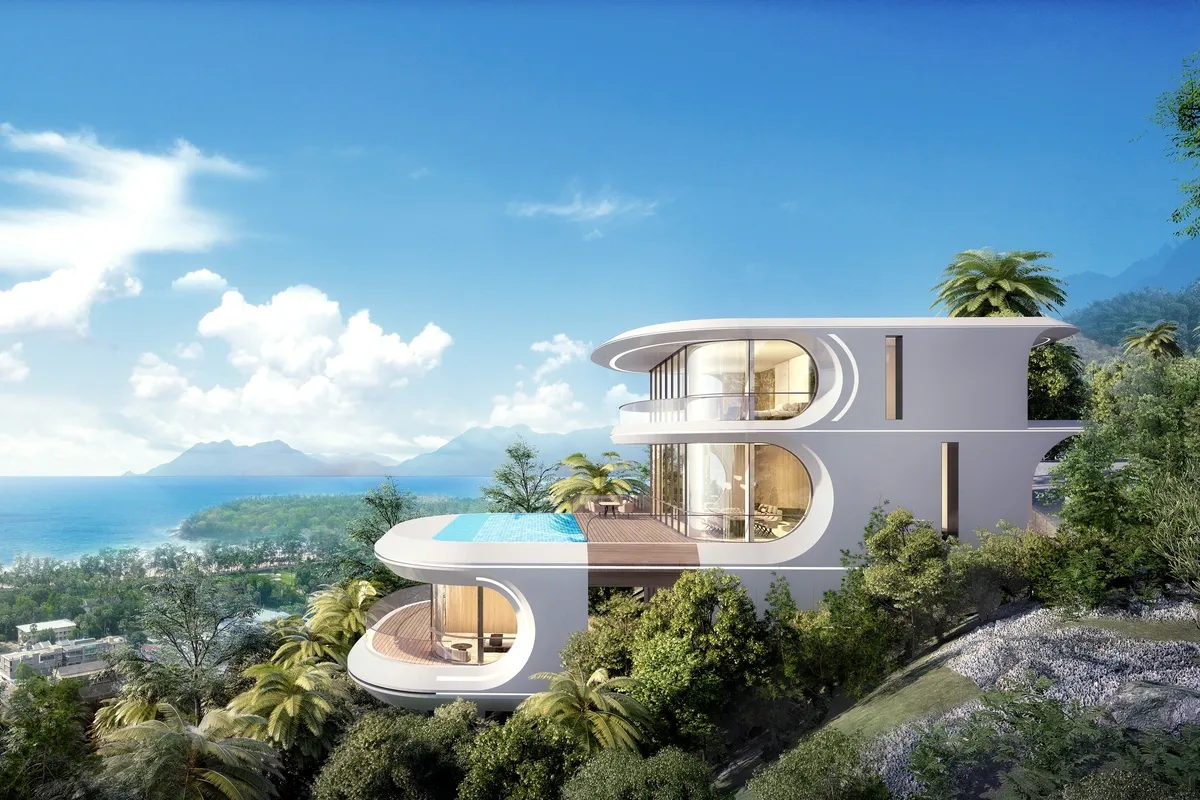 Aurora Kata Top Sea View Villa exterior sea view