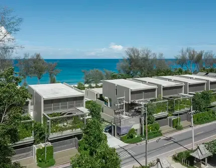 Veyla Natai beachfront villas view from the back