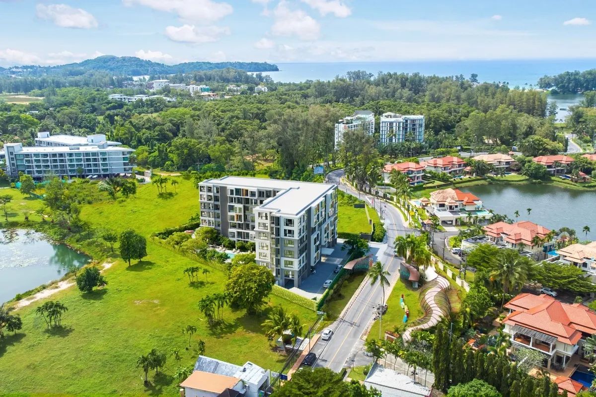 Laguna Lakeside premium Phuket condo - aerial shot