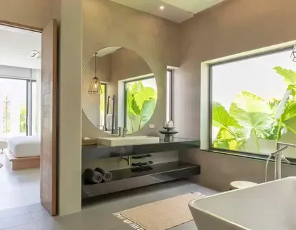 Luxury villas on Phuket Manick Hillside bathroom