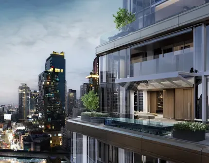 Power Tower Bangkok - exterior balcony