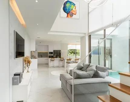 Luxury villas on Phuket The Residence Living area