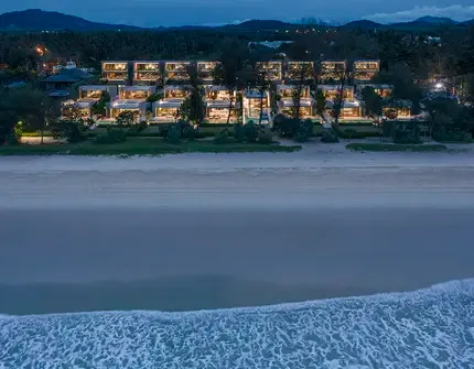 Veyla Natai beachfront villas view from the sea