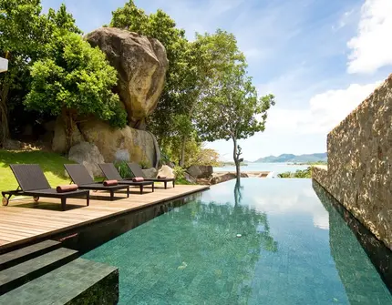 Luxury villas on Samui Luxury 3 Bedroom Pool Villa in Samujana swimming pool