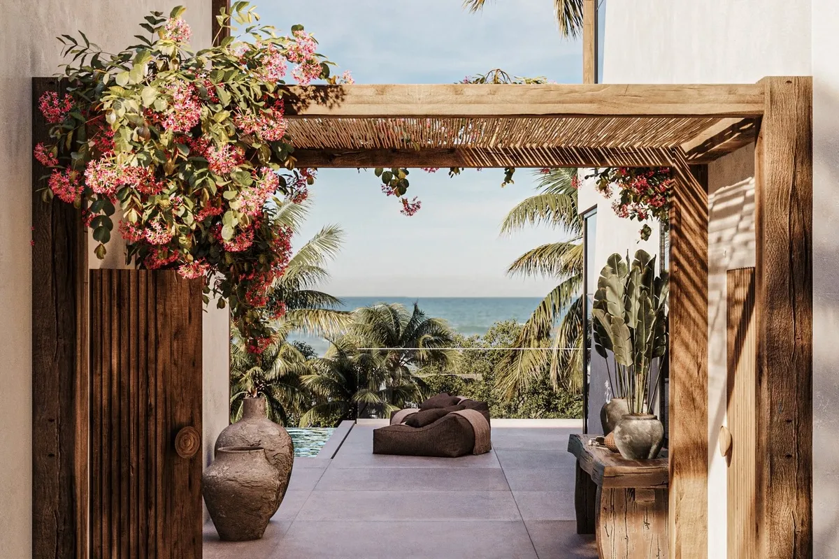 Chandra Samui designer villas - corridor space