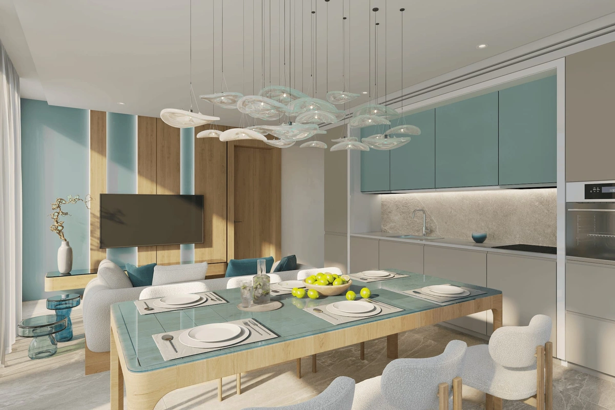Lake Residences - dining room