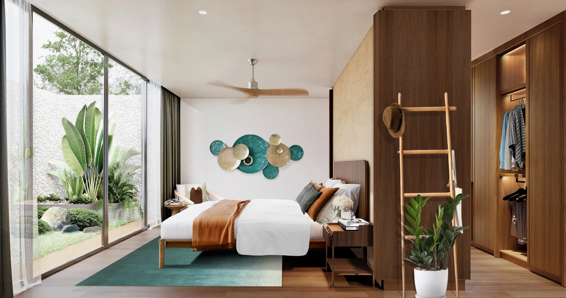 Banyan Tree Grand Residences - Oceanfront Villas - master bedroom