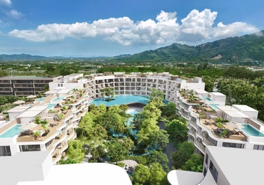 None Garrya Residences Phuket beachfront resort - interior courtyard
