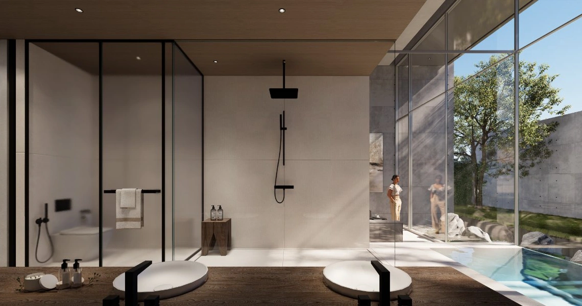 Sea Theatre Rawai Beachfront - master bathroom