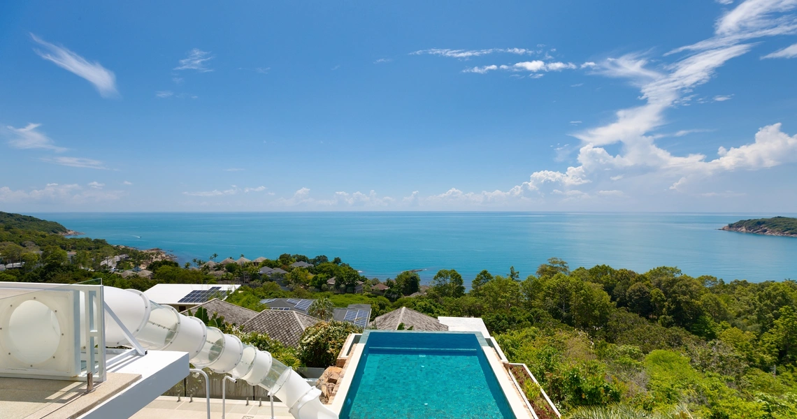 Luxury villas on Samui Villa Turquoise sea view
