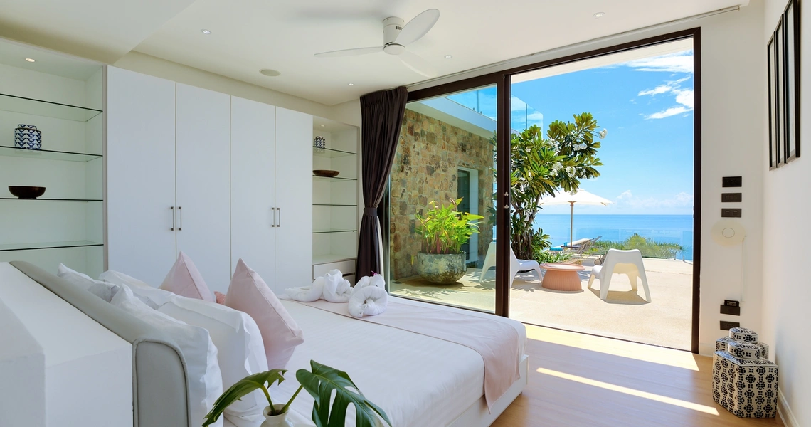 Luxury villas on Samui Villa Turquoise bedroom