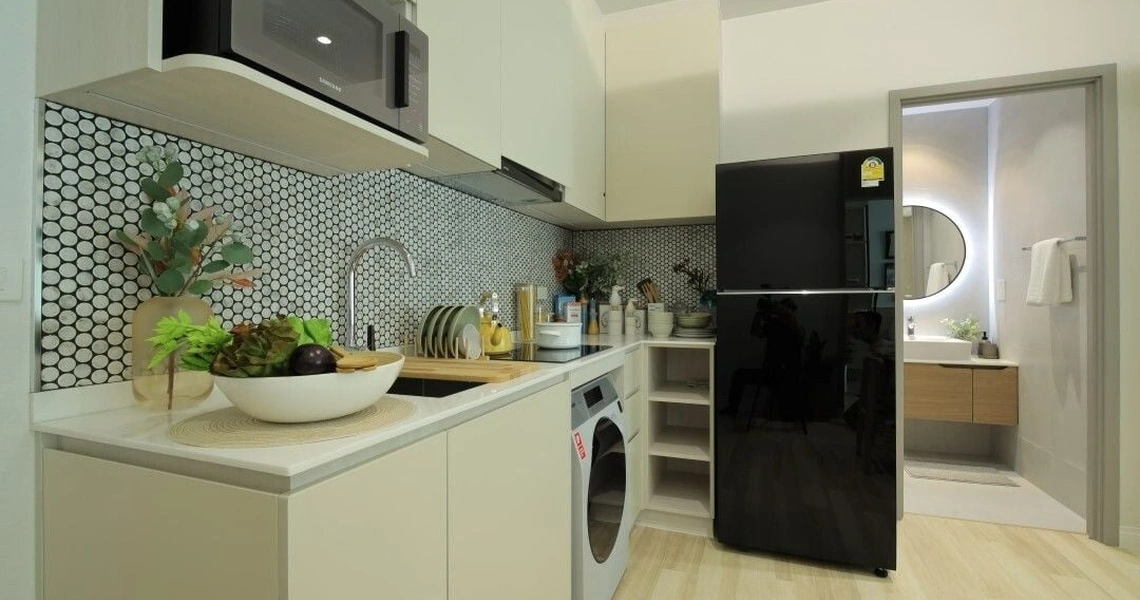 The Title Serenity Naiyang - Two Bedroom Kitchen Area