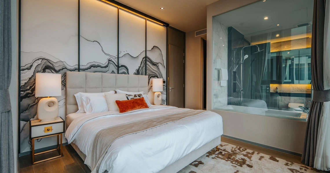 Hyde Heritage Thonglor Bangkok luxury condo - 2-bedroom bedroom