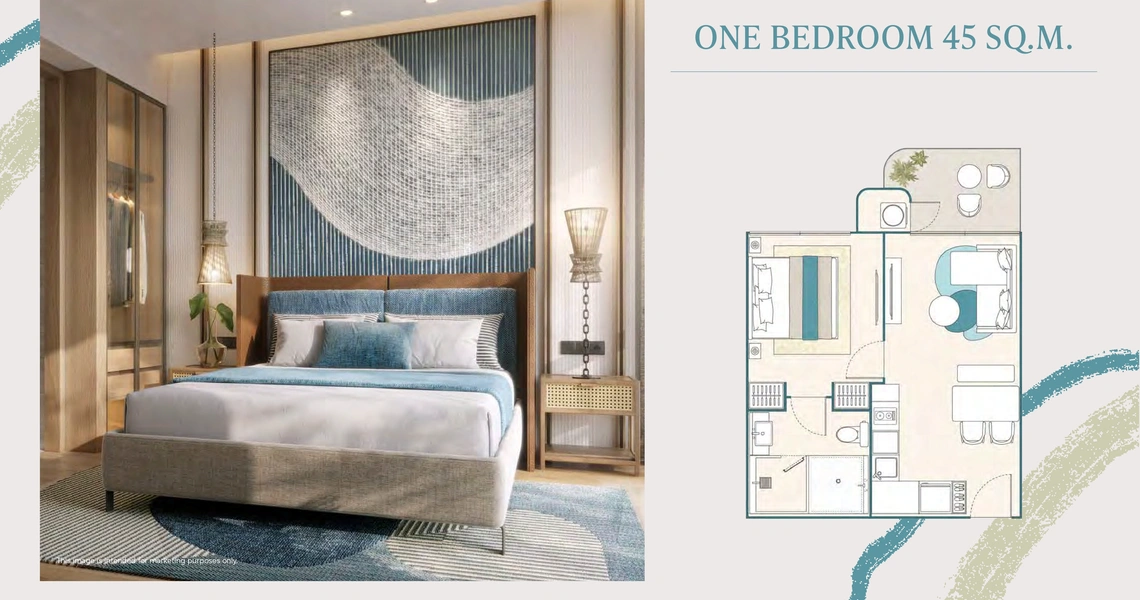 PEYLAA -  1 Bedroom 45 Sqm