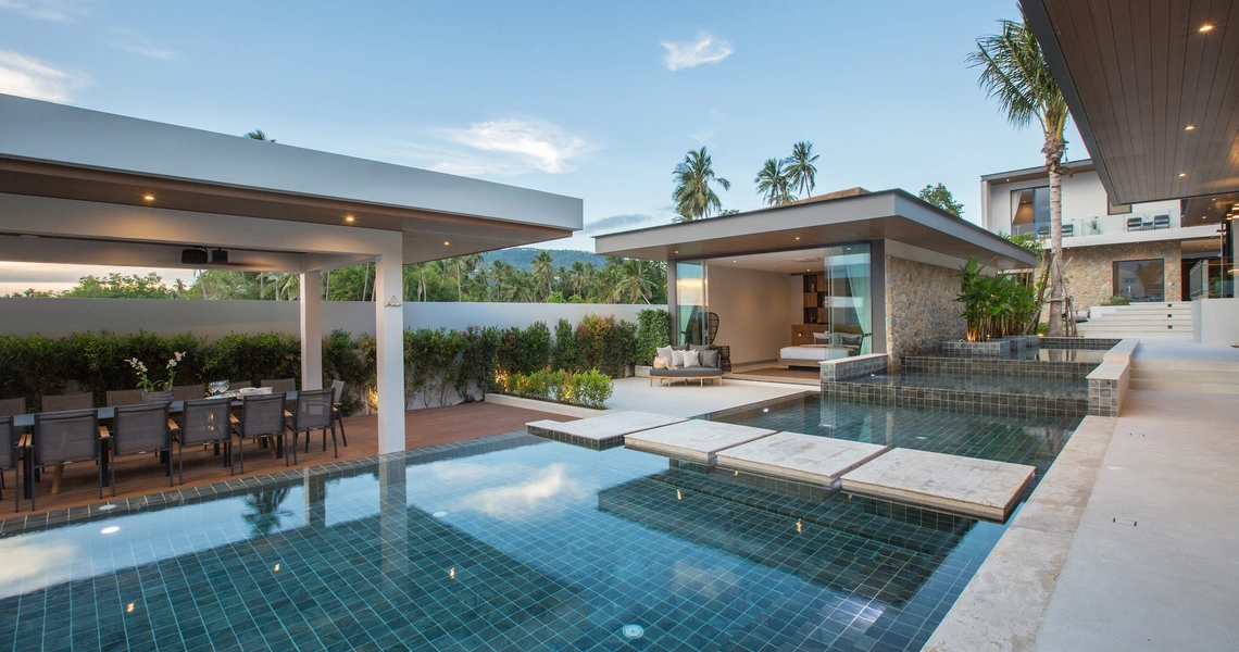 None Ultra-Luxury 7 Bedroom Beachfront Villa Samui - Swimming pool