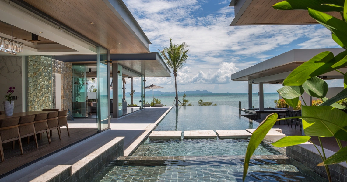 None Ultra-Luxury 7 Bedroom Beachfront Villa Samui - Front View