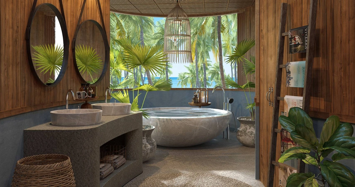 None Kunkhao Tara Villas–Bathroom