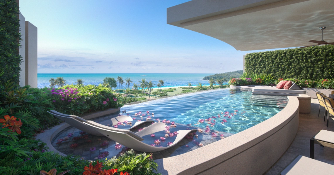 Seaview - Residences - Day time pool