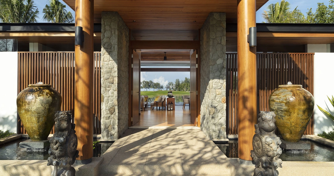 None Aquella Lakeside Phang Nga golf villa front door