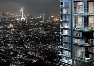None Four Seasons Private Residences Bangkok - high floor closeup
