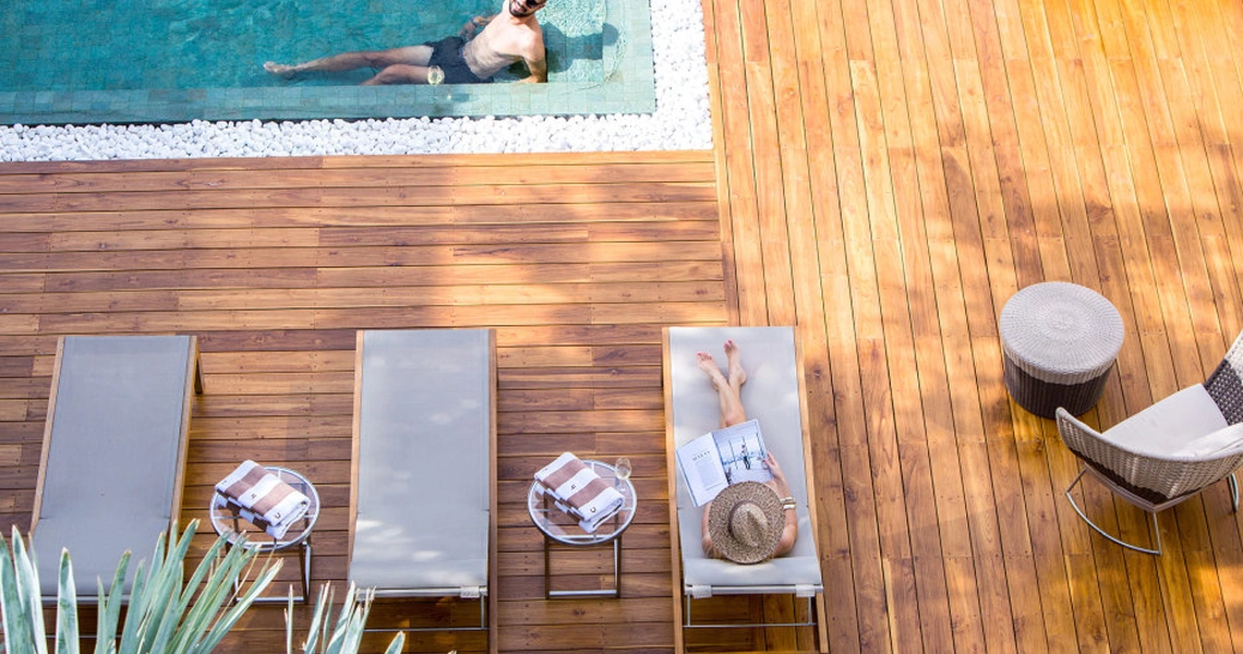 None Luxury apartments on Samui Chi Residence swimming pool