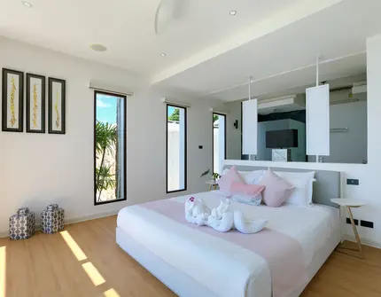 Luxury villas on Samui Villa Turquoise bedroom