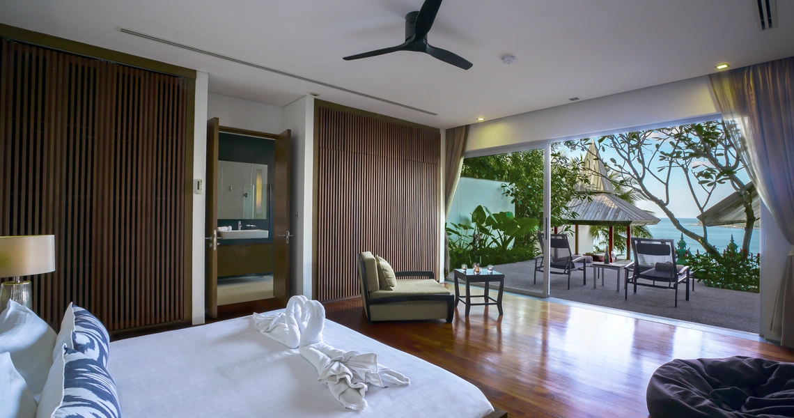 None Stunning sea view villa in an exclusive Surin Beach - Bedroom