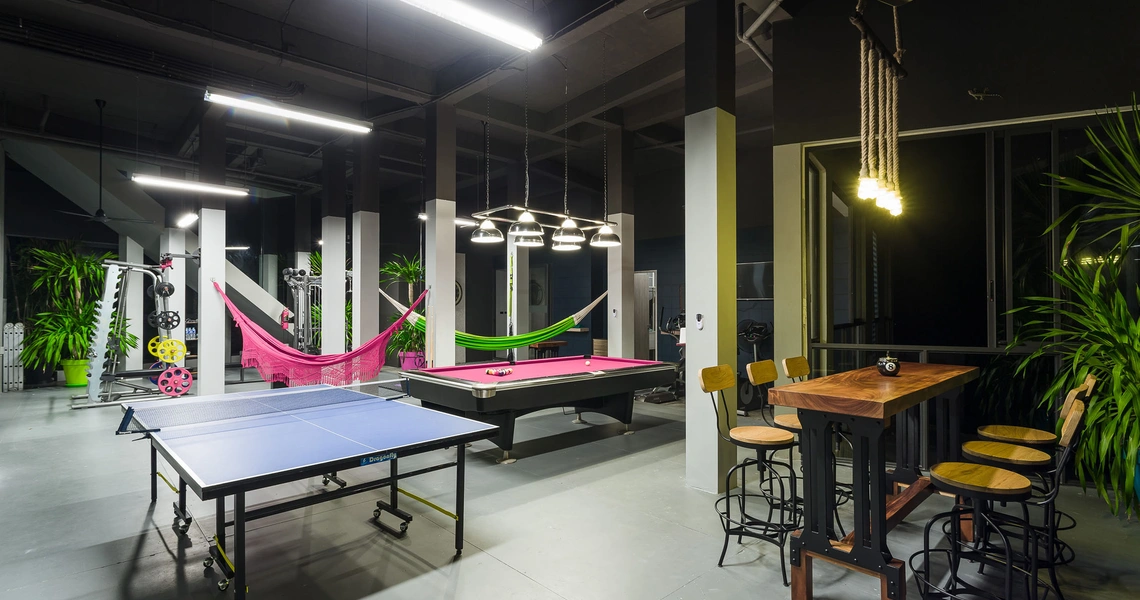 None Luxury villas on Samui Sky Dream Villa gaming lounge