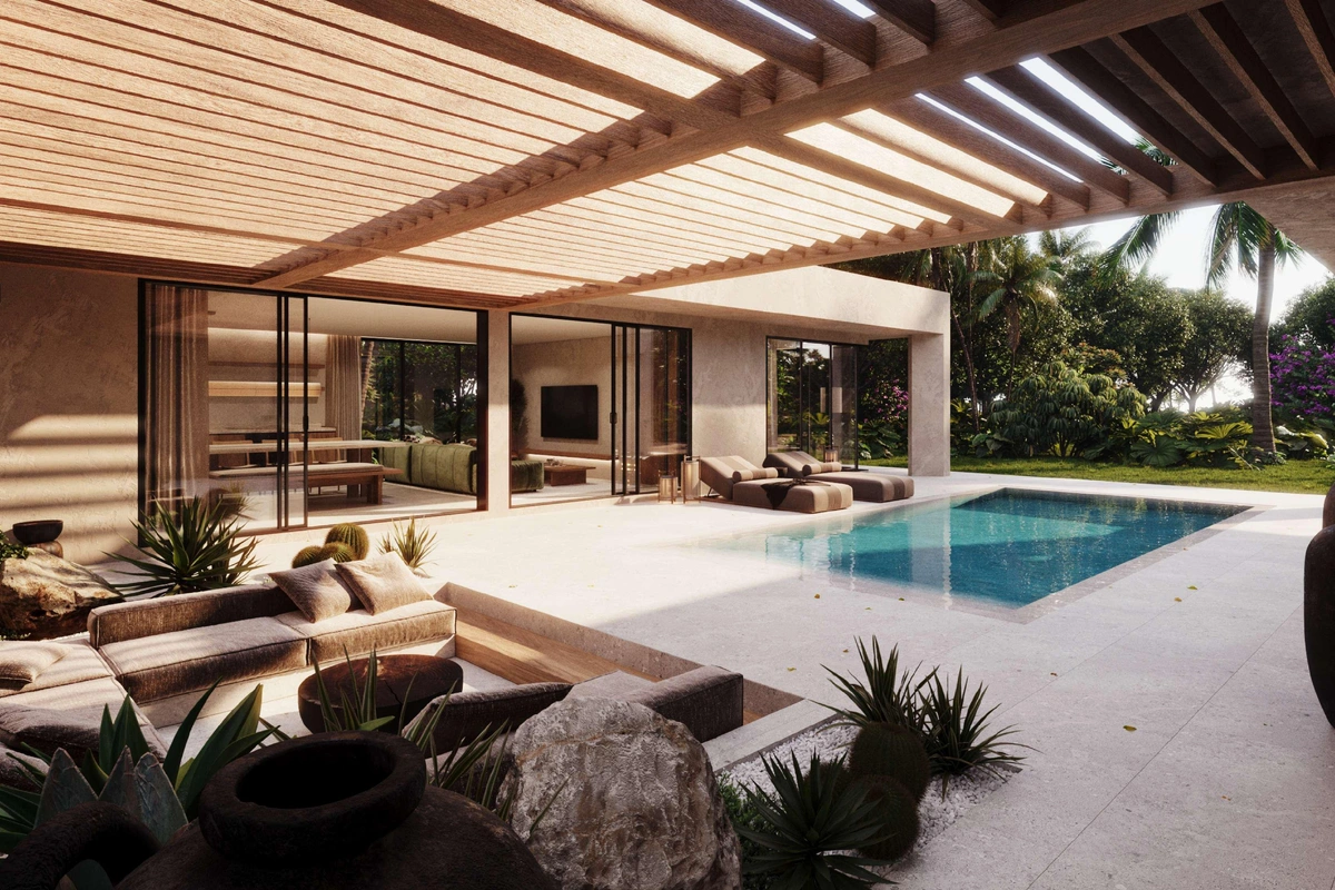 Nadi Villa outdoor with pool