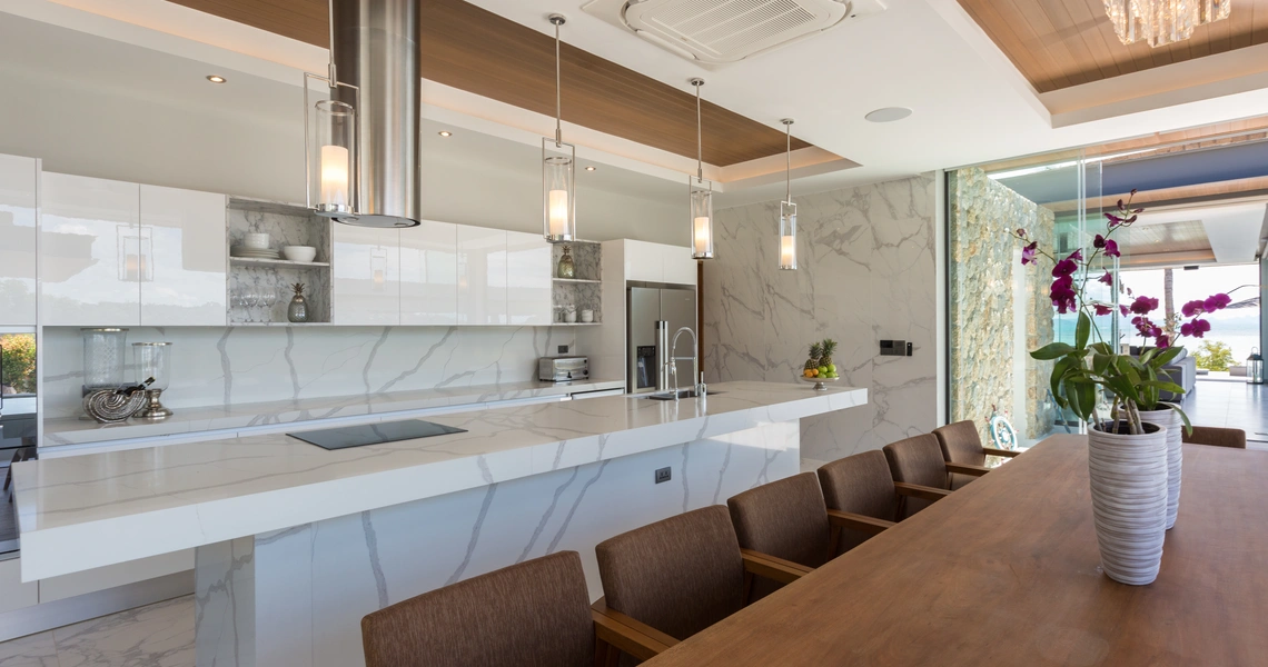 None Ultra-Luxury 7 Bedroom Beachfront Villa Samui - Dining table