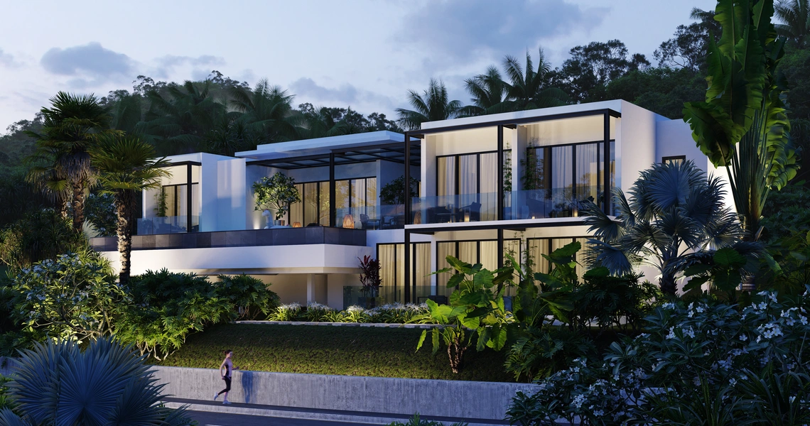 Luxury villas on Phuket Manick Hillside 3D Plot 11