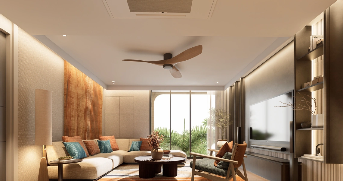 Banyan Tree Beach Residences Varuna - living room