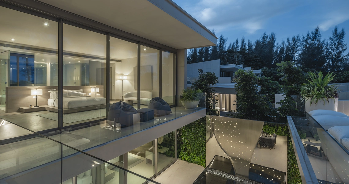 Veyla Natai beachfront villas beach villa 2 levels