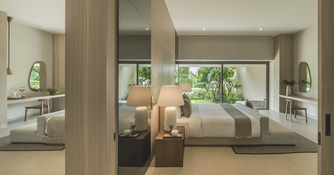 Veyla Natai beachfront villas sea villa downstairs bedrooms