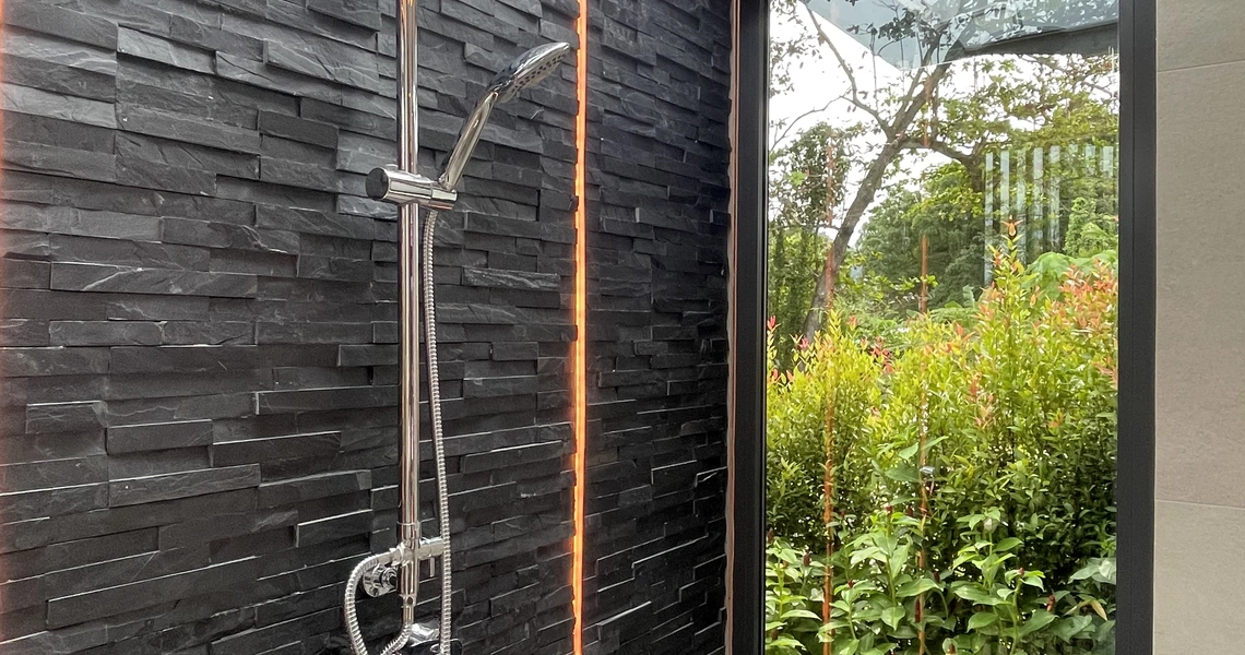 Riverhouse Phuket 3 bedroom villa tropical shower