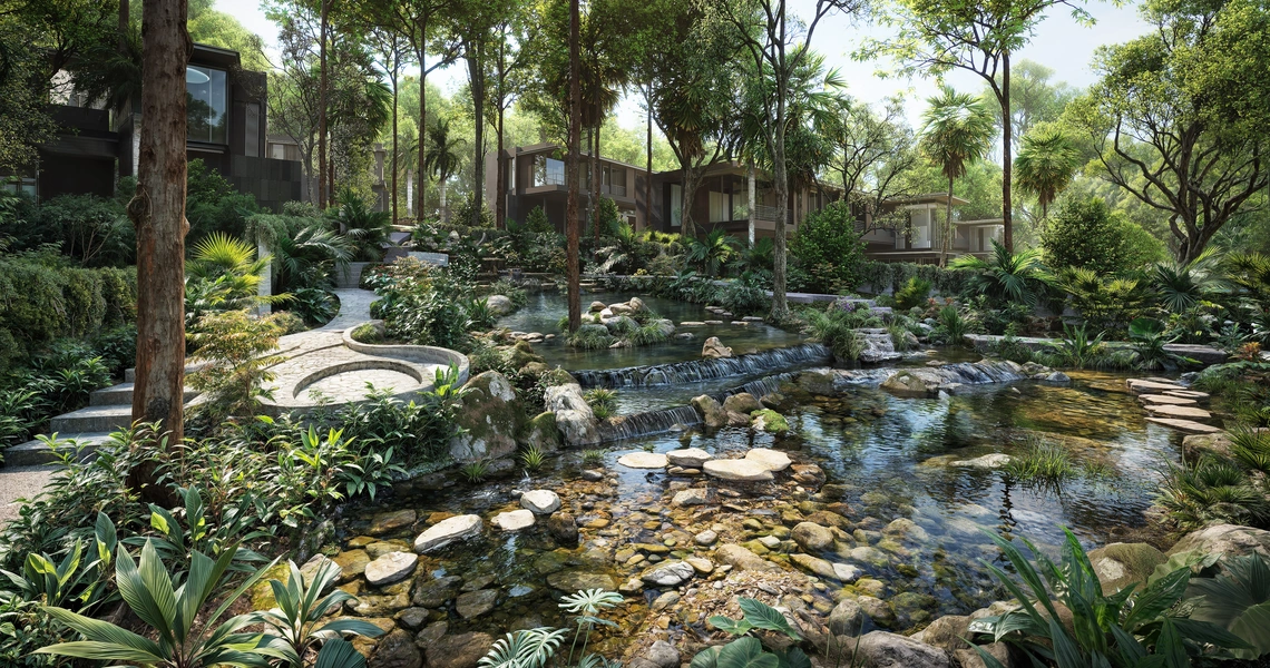 Anann Villas - outdoor garden