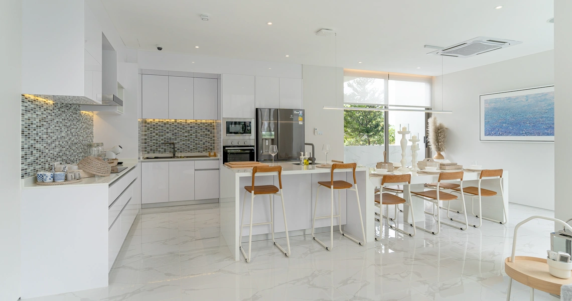 Luxury villas on Phuket The Residence Dinning area