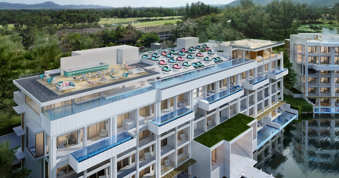 Angsana Oceanview Residences - Aerial