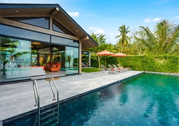 None Luxury villas on Samui 5 Bedroom Beachfront Villas in Baan Talay swimming pool