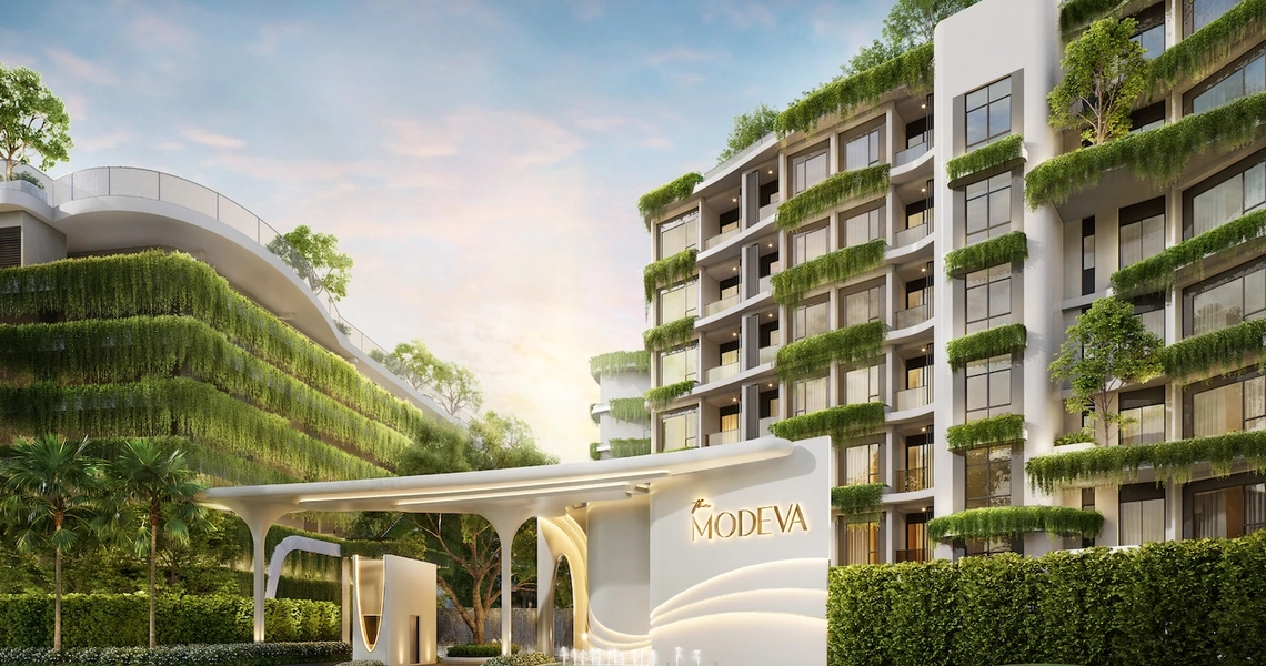 The Modeva - Project entrance