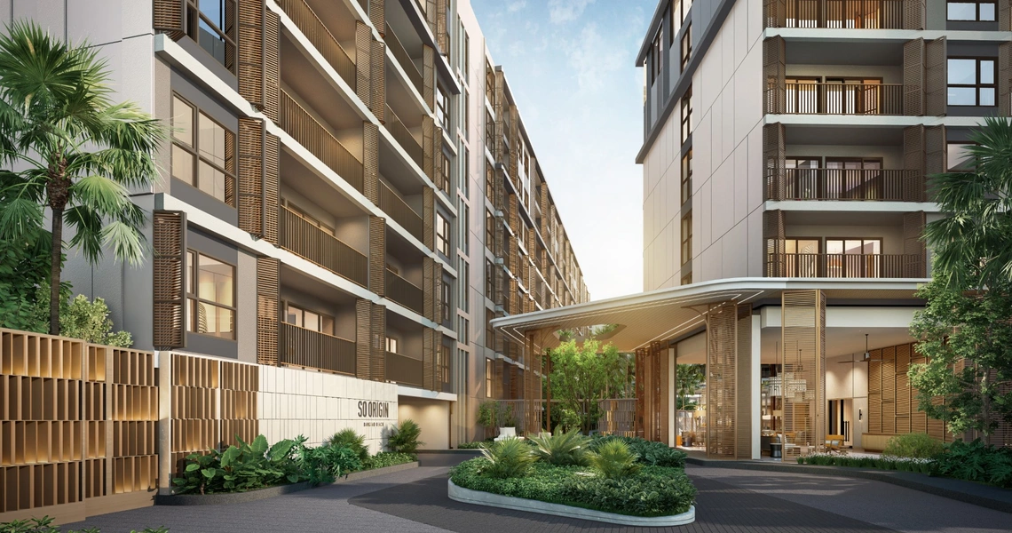 So Origin Bangtao resort condo - main entrance