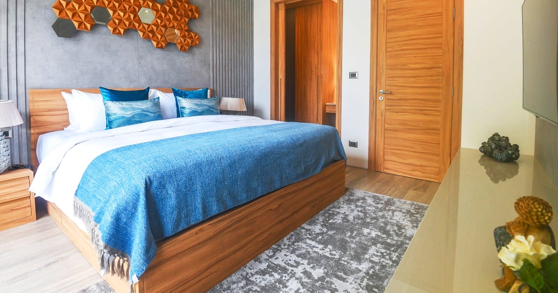 Wilawan Villas - Bedroom Blue