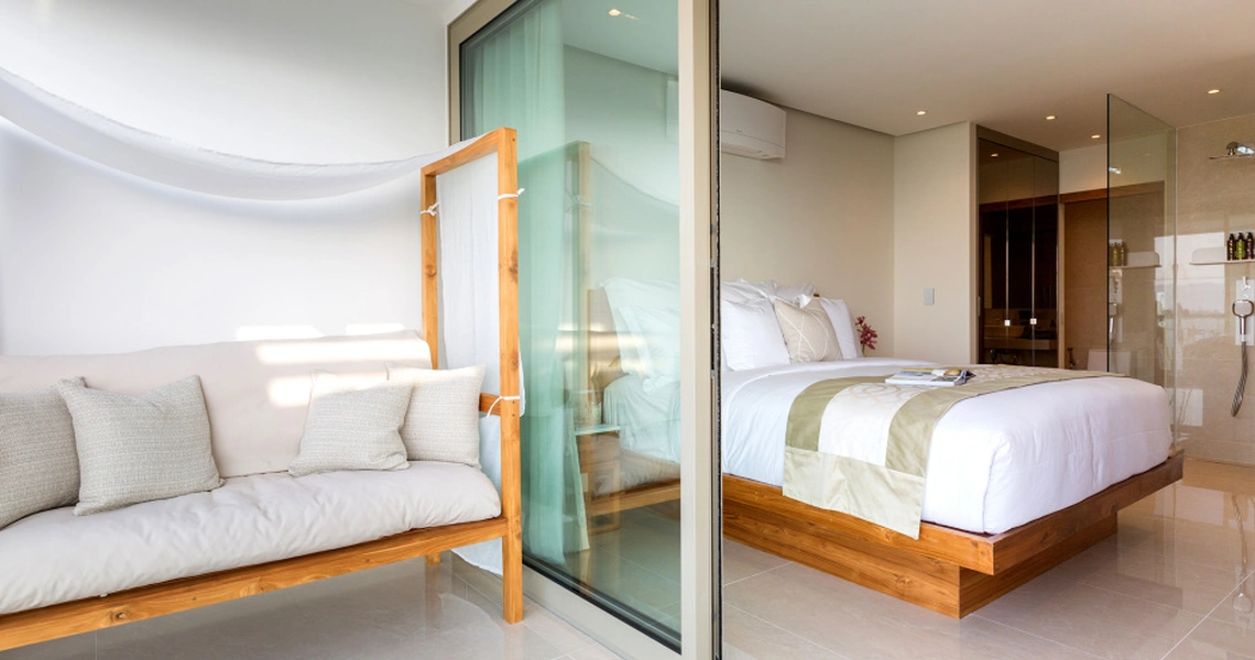 None Luxury apartments on Samui Chi Residence bedroom