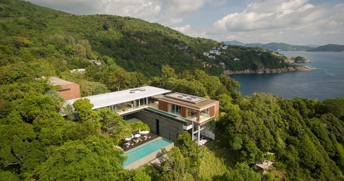 Villa Mayavee  Kamala Headland - Aerial