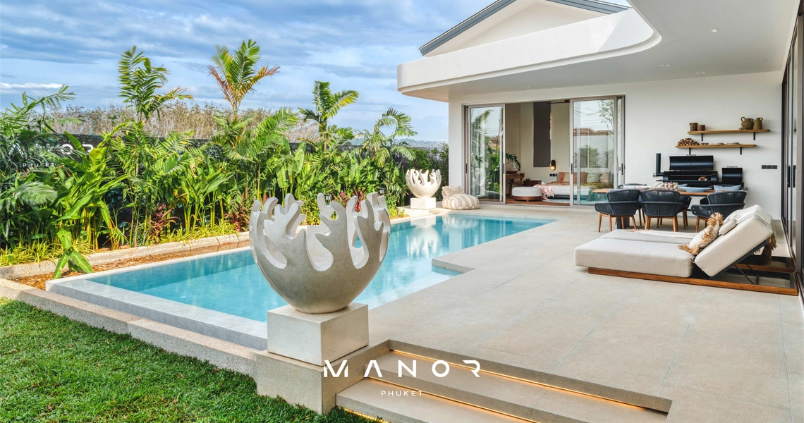Manor Phuket outdoor pool deck
